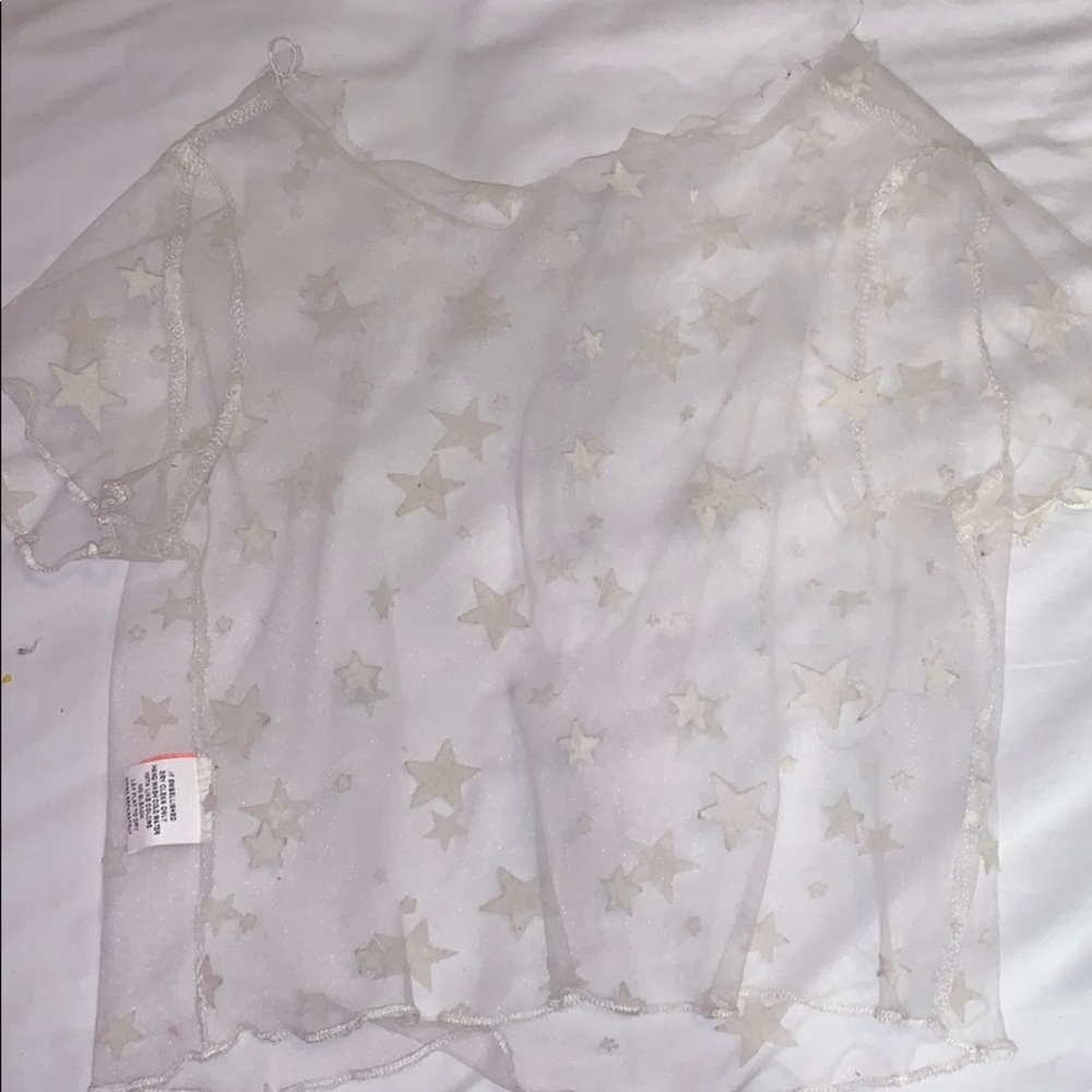 See through star top